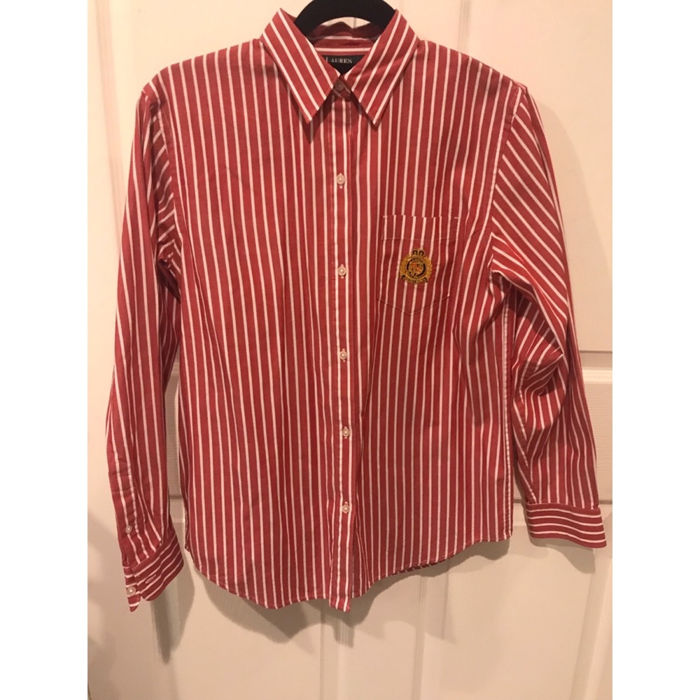 Classic striped Ralph Lauren button down